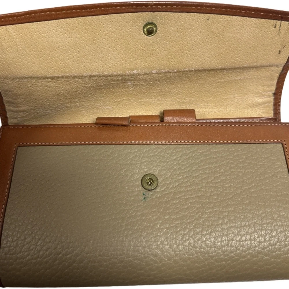 Vintage Dooney & Bourke Essex Top Handle Handbag Satchel Leather Purse W Wallets - Picture 12 of 16